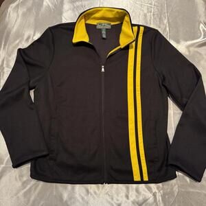 Ralph Lauren Woman’s Black and Yellow Jacket Size XL